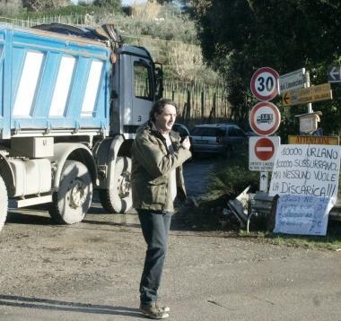 Paolo Bellabarba allangolo tra via del Limoncino e la Valle Benedetta 