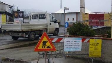 Lavori alla rete idrica