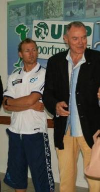 <b>UISP</b> Il presidente provinciale Stefanelli con Alessandro Bossini  