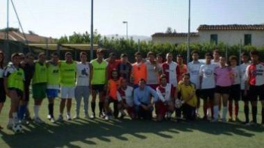 Foto di gruppo per i partecipanti al torneo