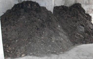 Il compost prodotto nellimpianto di Tana Termini 
