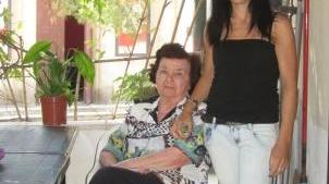 Neda Bicchierini con la figlia