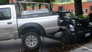 Un’immagine dell’incidente