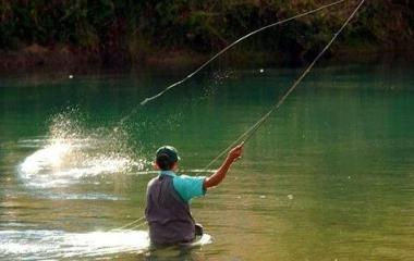 <b>PESCA.</b> Con la mosca 