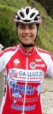 <b>IN AZZURRO</b> Beatrice Balducci portacolori del Team Galluzzi      