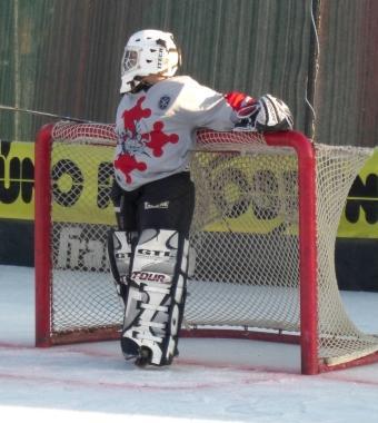 <b>HOCKEY</b> Il portiere Andrea Della Croce   