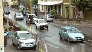 L’incrocio di Olmi, uno dei punti più inquinati della provincia