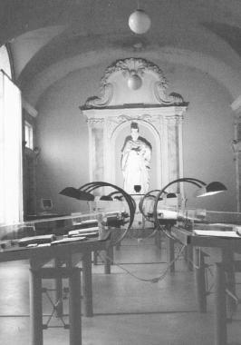 Una sala della biblioteca Fabroniana 