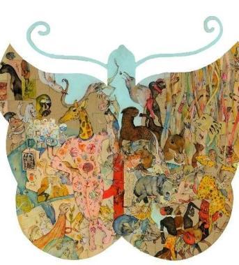 Una delle opere in mostra alla fondazione Banca del Monte     