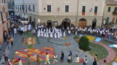 <b>PITIGLIANO.</b> Un’immagine dell’Infiorata