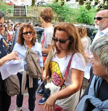 Protesta al liceo scientifico 