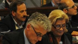 Maurizio Dinelli e Giuliana Baudone in consiglio comunale