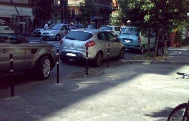 I paletti che saranno tolti per tornare allantico 