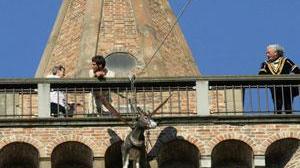 «Empoli ha ritrovato il folklore» il successo del "Volo del ciuco"