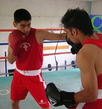 <b>BOXE</b> Dejan Hamet e, a destra, Pacchini   