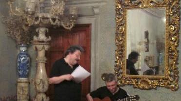 Concerto a Palazzo Viti, Paoletti alla chitarra