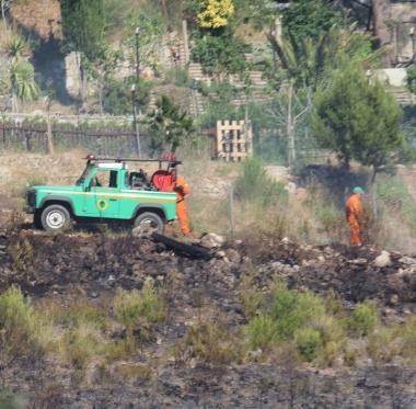 Allarme incendi all'Argentario