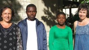 La famiglia alloggiata a Pomarance
