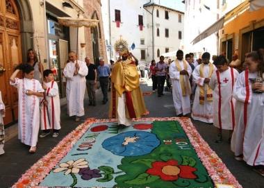 Uno dei quadri di petali 