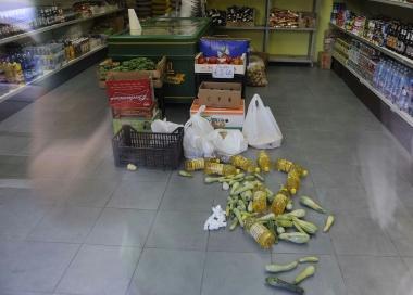 <b>MARKET.</b> Merce rovesciata dopo la lite 