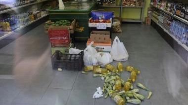 <b>MARKET.</b> Merce rovesciata dopo la lite