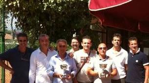Il gruppo del Tennis Le Vele che ha conquistato il titolo provinciale “non ago”