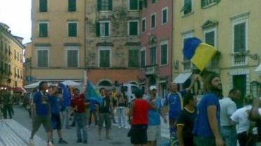 Una foto dei festeggiamenti per la C1