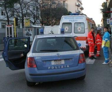In via Becagli è intervenuta la polizia
