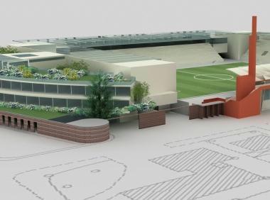 Il progetto definitivo per lo stadio Porta Elisa  