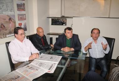 Da sinistra Bulleri, Di Bari Gianfranceschi e Luigi Gallo: la cordata dei liguri legata alla Nice 
