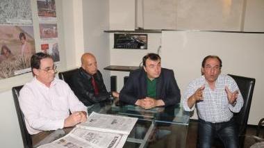 Da sinistra Bulleri, Di Bari Gianfranceschi e Luigi Gallo: la cordata dei liguri legata alla Nice