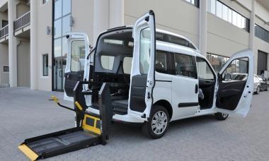 Uno dei mezzi impiegato per il trasporto dei disabili    