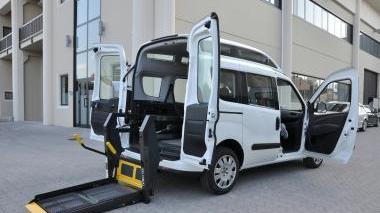 Uno dei mezzi impiegato per il trasporto dei disabili
