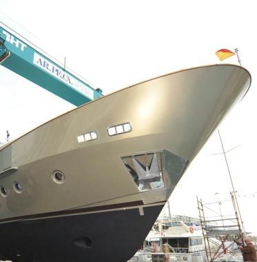 Il cantiere Sanlorenzo a Viareggio   