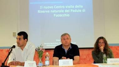 I sindaci alla presentazione del progetto del nuovo Centro visite del Padule