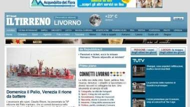 Il sito web del Tirreno