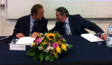 Il ministro Matteoli con il presidente dellAuthority Gallanti 