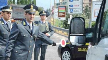 <b>AL CASELLO.</b> Un controllo all’uscita dell’A11