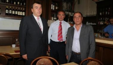 <b>I LIGURI.</b> Lavvocato Gianfranceschi, Luca Rangoni della Nice e il mediatore Luigi Gallo 