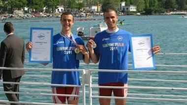 <b>CANOA. </b>Lorenzo Pagni ed Ermes Bacci