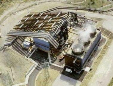 <b>BAGNORE. </b>La centrale geotermica      