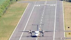 La pista dell’aeroporto campese della Pila