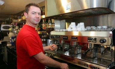 Il titolare del bar Leontina, Antonio Sabatino 