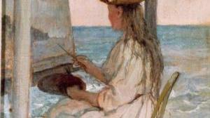 Uno dei quadri esposti a Viareggio