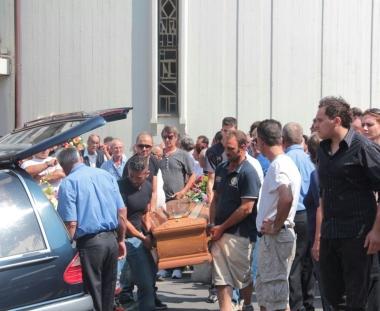<b>LUTTO.</b> Ai funerali di Ubbriaco e Alocci 
