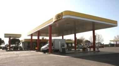 L’area di servizio sull’autostrada