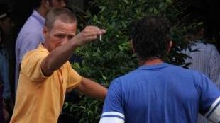 La protesta della folla giovedì a Iolo