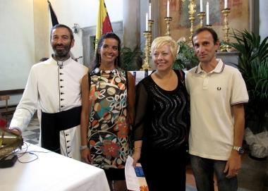 Tre quadri dedicati a Santa Liberata oggi l'anteprima alle Cantine Verdi