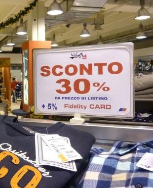 Da oggi via agli sconti 
