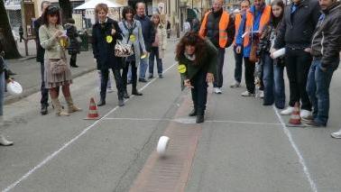 <b>TRADIZIONE </b>Il gioco della ruzzola